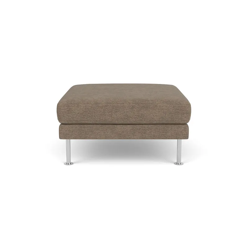 L42 Firhøj - Puf - Stål - Taupe (233) by FDB Møbler – product photo