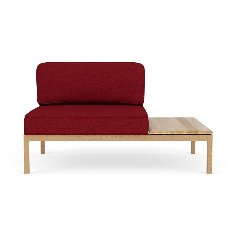 L37 7-9-13 - Højre bord 130 - Wine Red (14) by FDB Møbler – product photo