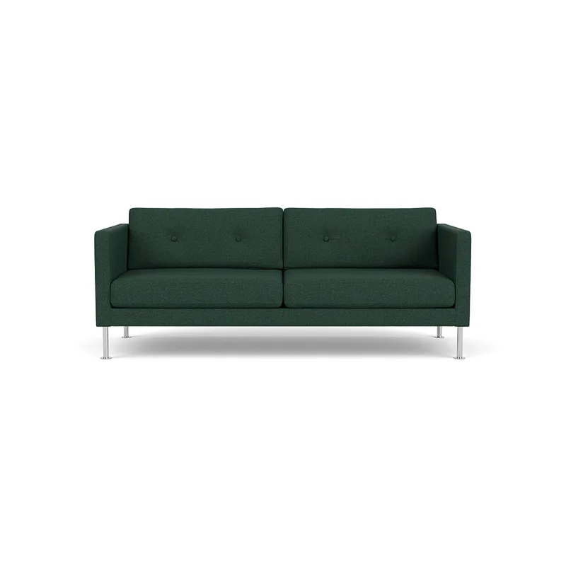 L42 Firhøj - 2,5 pers. sofa - Stål - Green (32) von FDB Møbler – Produktfoto