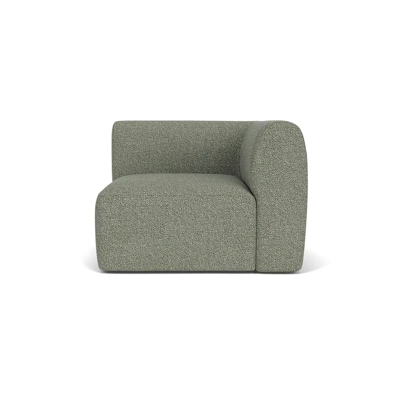 L47 Korinth - Højre modul - Monza - Green-Melange by FDB Møbler – product photo