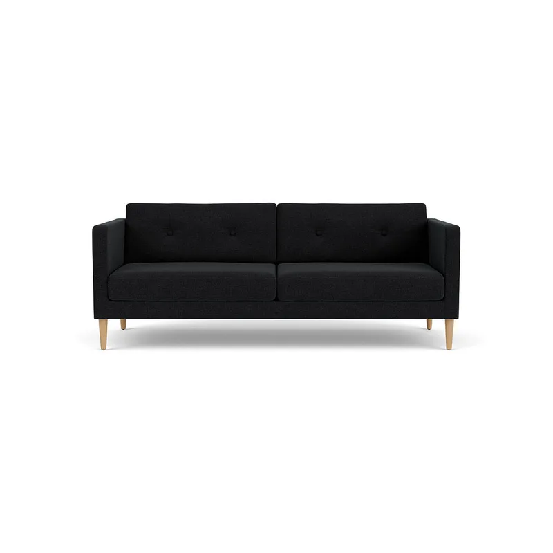 L42 Firhøj - 2,5 pers. sofa - Eg - Dark Grey (28) by FDB Møbler – product photo