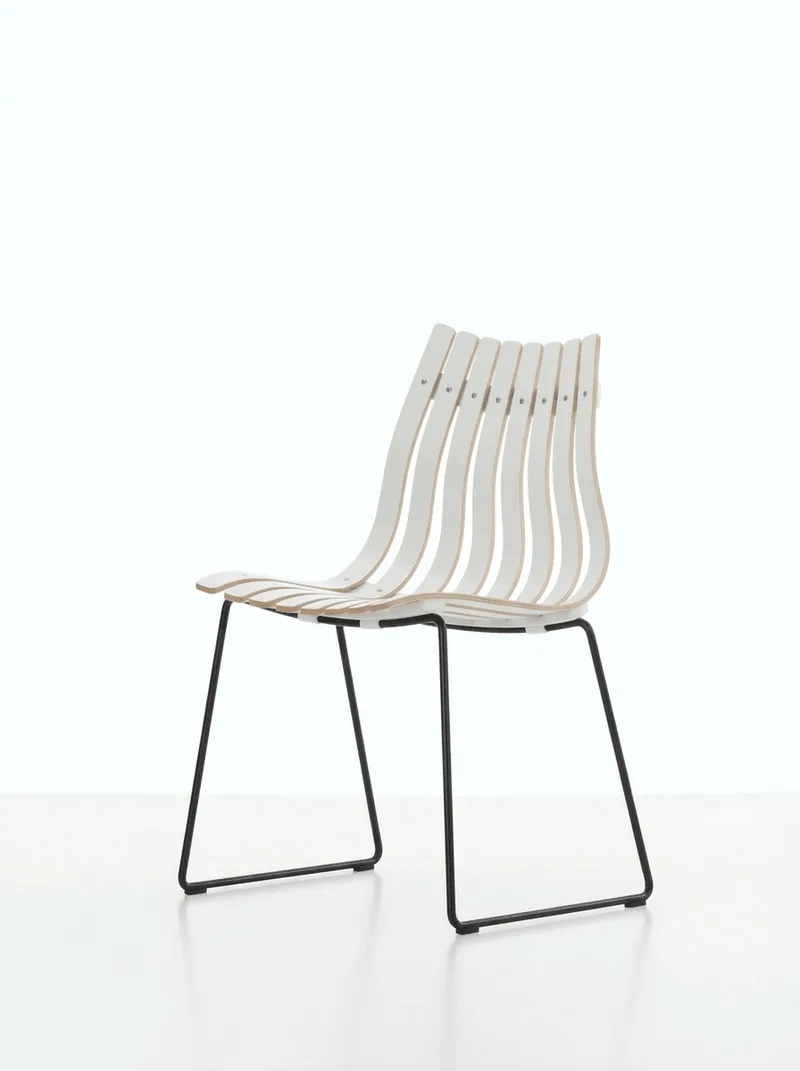 Scandia Junior by Fjordfiesta in Hvit med lyse kanter, Sort – product photo