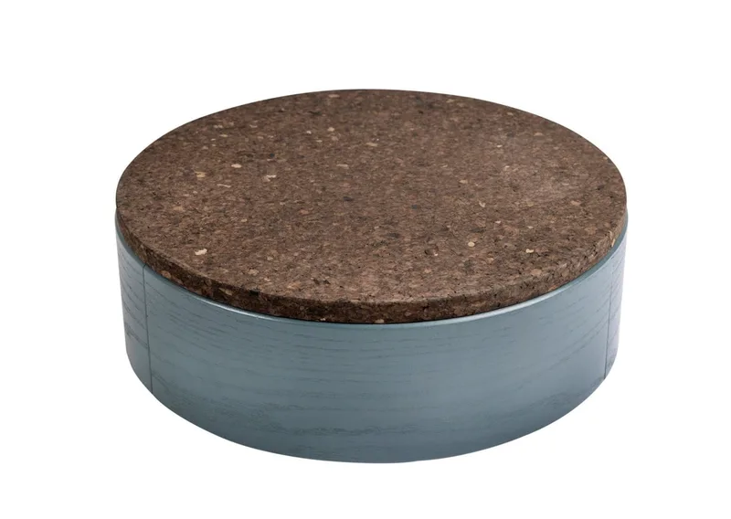 Krobo Circle Low by Fjordfiesta in Kork lokk, Blå – product photo 2 of 2