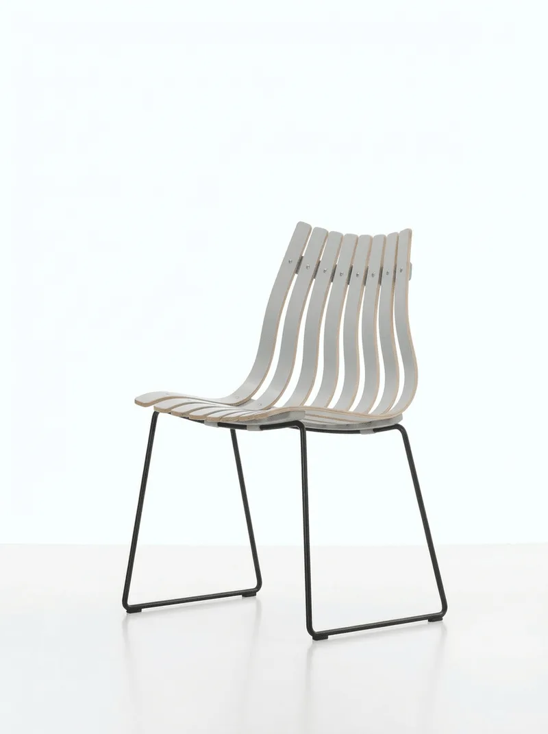 Scandia Junior by Fjordfiesta in Lys grå med lyse kanter, Sort – product photo