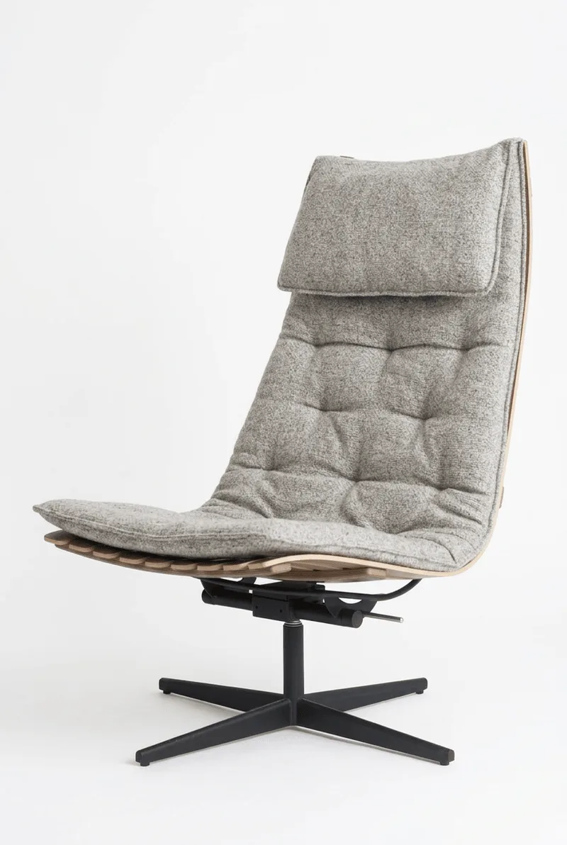 Scandi Lux Senior Cushion by Fjordfiesta in Bardal Grå 220 – product photo 4 of 4