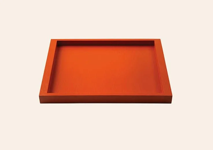 Krobo Tray Large by Fjordfiesta in Rødlig – product photo 2 of 2