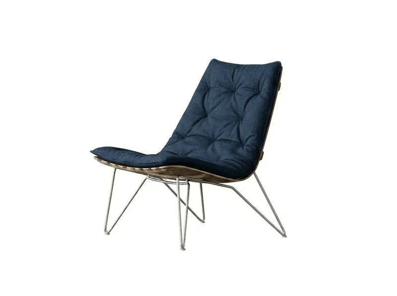 Scandi Lux Nett Cushion von Fjordfiesta in Clay Dark Blue 0008 – Produktfoto 5 von 5