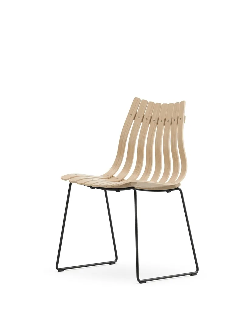 Scandia Junior by Fjordfiesta in Hvitpigmentert eik, Sort – product photo