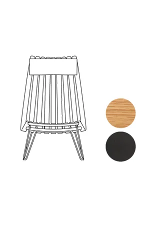 Scandia Senior Bolt by Fjordfiesta in Valnøtt, Satin – product photo 1 of 2