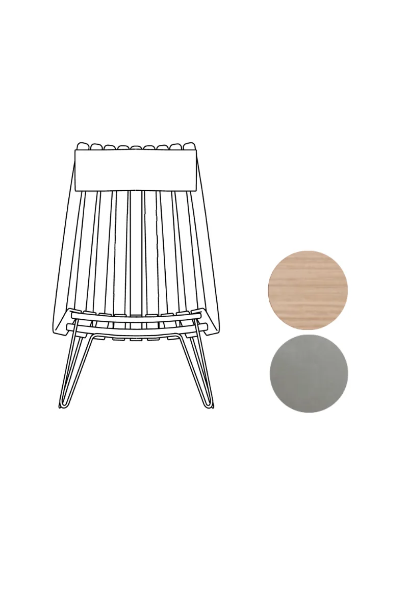 Scandia Senior Bolt by Fjordfiesta in Hvitpigmentert eik, Satin – product photo 2 of 2