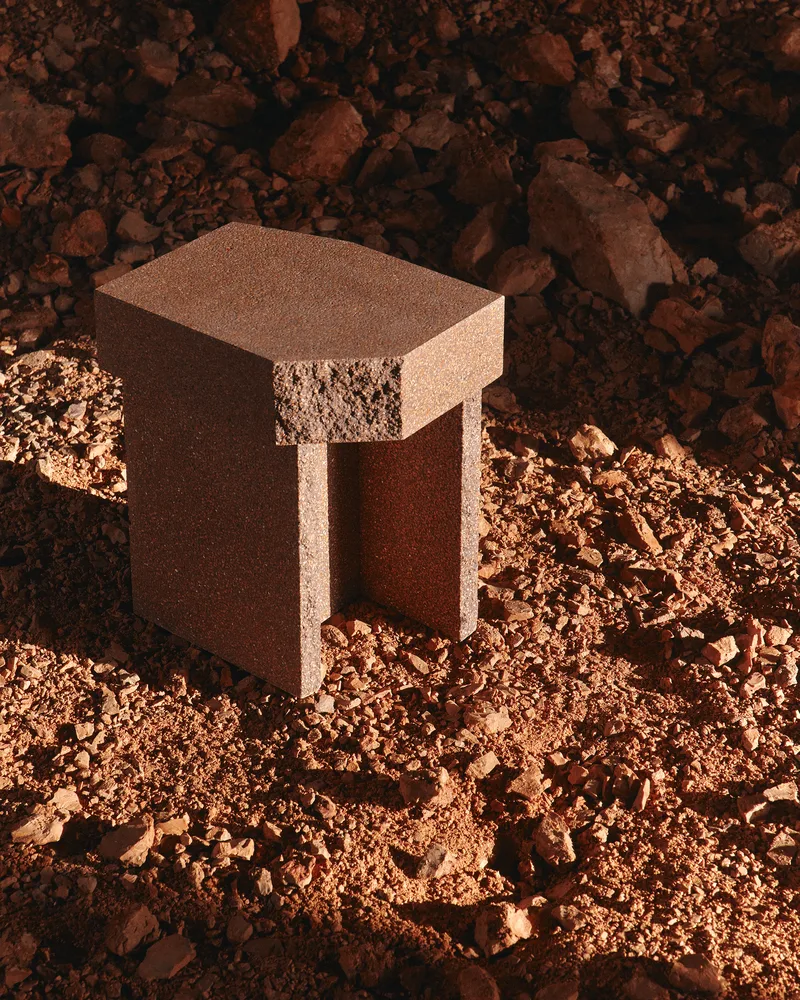 Kern Side Table, High Kern by Fogia in Brown terracotta – interior photo 24 of 34