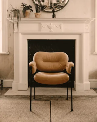Bollo Dining Chair Bollo by Fogia in Barnum Sand 2/RAL1013, Oyster white (RAL 1013), Barnum Sand 2, Nevotex, Fabric – interior photo 52 of 53