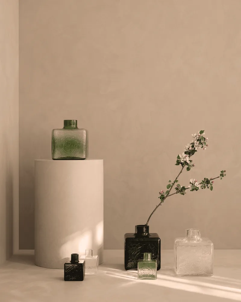Cube Vase, Small Cube von Fogia in Clear glass – Produktfoto 6 von 10