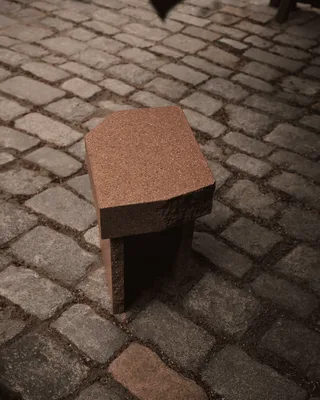 Kern Side Table, High Kern by Fogia in Brown terracotta – interior photo 15 of 34