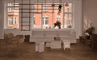 Kern Side Table, High Kern by Fogia in Brown terracotta – interior photo 31 of 34