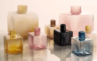 Cube Vase, Small Cube von Fogia in Clear glass – Ambientefoto 5 von 10