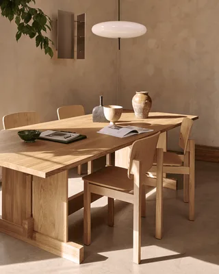 Grande Table 270 Grande de Fogia en Lacquered oak – photo d’ambiance 3 sur 4