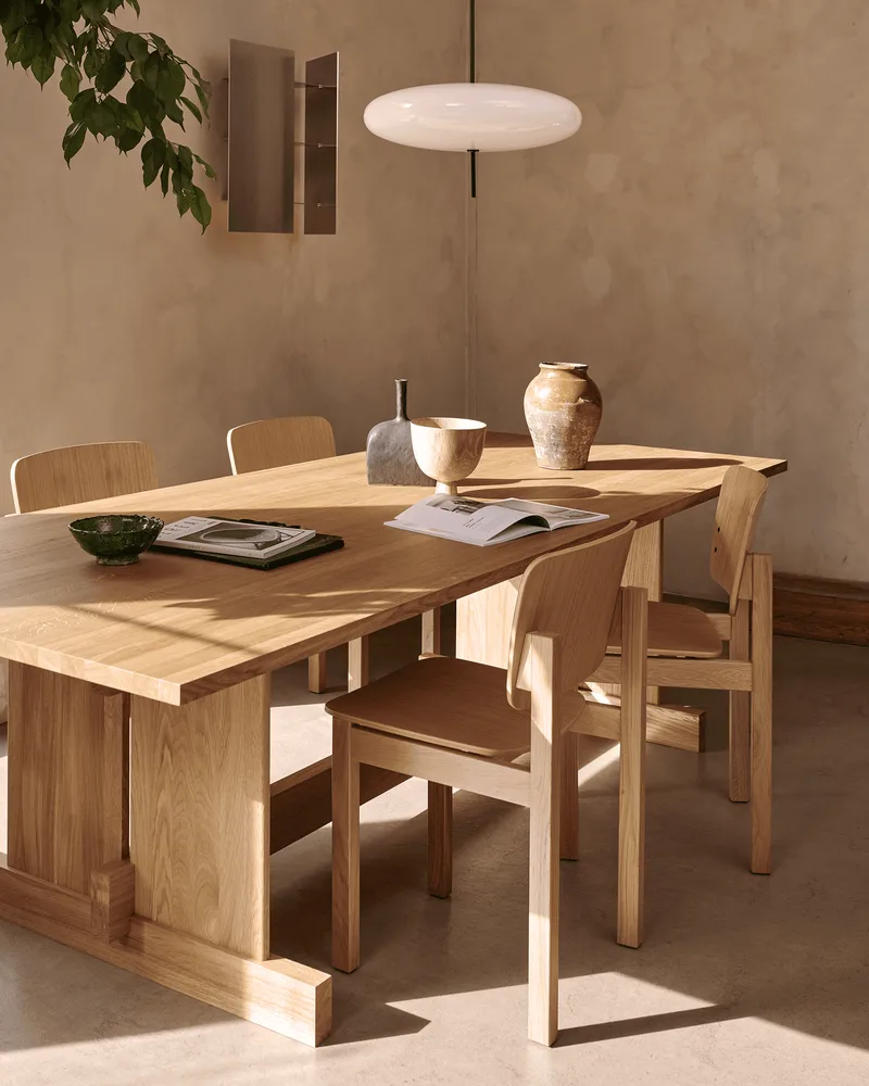 Grande Table 270 Grande de Fogia en Lacquered oak – photo d’ambiance 3 sur 4