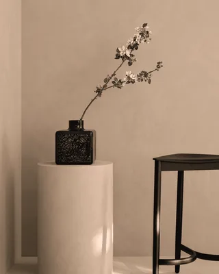 Cube Vase, Small Cube von Fogia in Clear glass – Ambientefoto 8 von 10