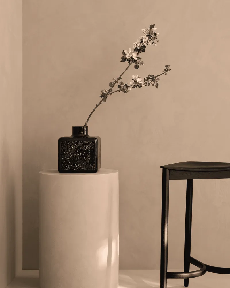 Cube Vase, Small Cube von Fogia in Clear glass – Ambientefoto 8 von 10