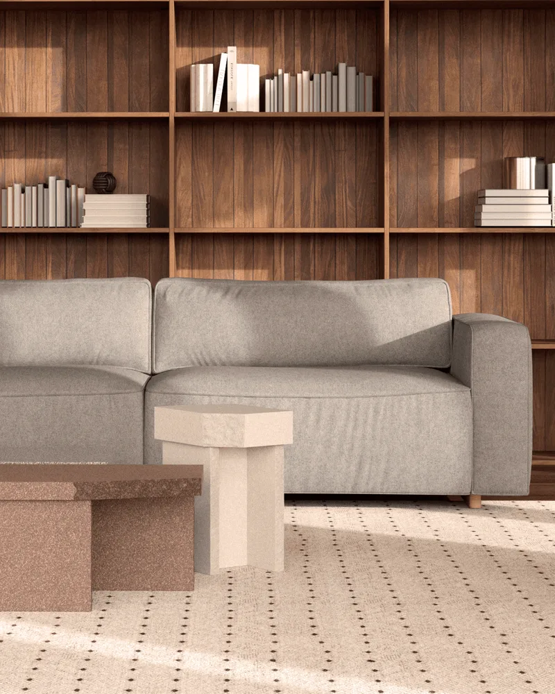 Kern Side Table, High Kern by Fogia in Brown terracotta – interior photo 20 of 34