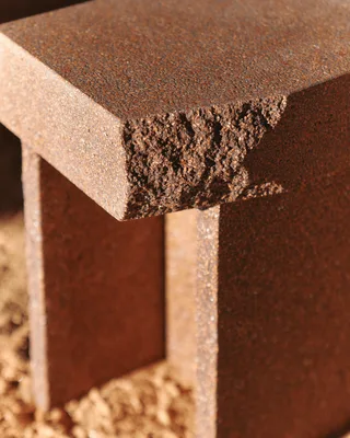 Kern Side Table, High Kern by Fogia in Brown terracotta – interior photo 28 of 34