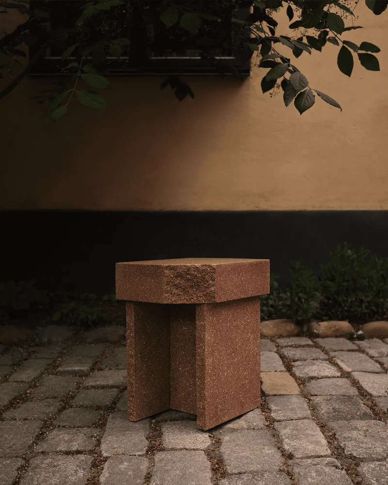 Kern Side Table, High Kern by Fogia in Brown terracotta – interior photo 14 of 34