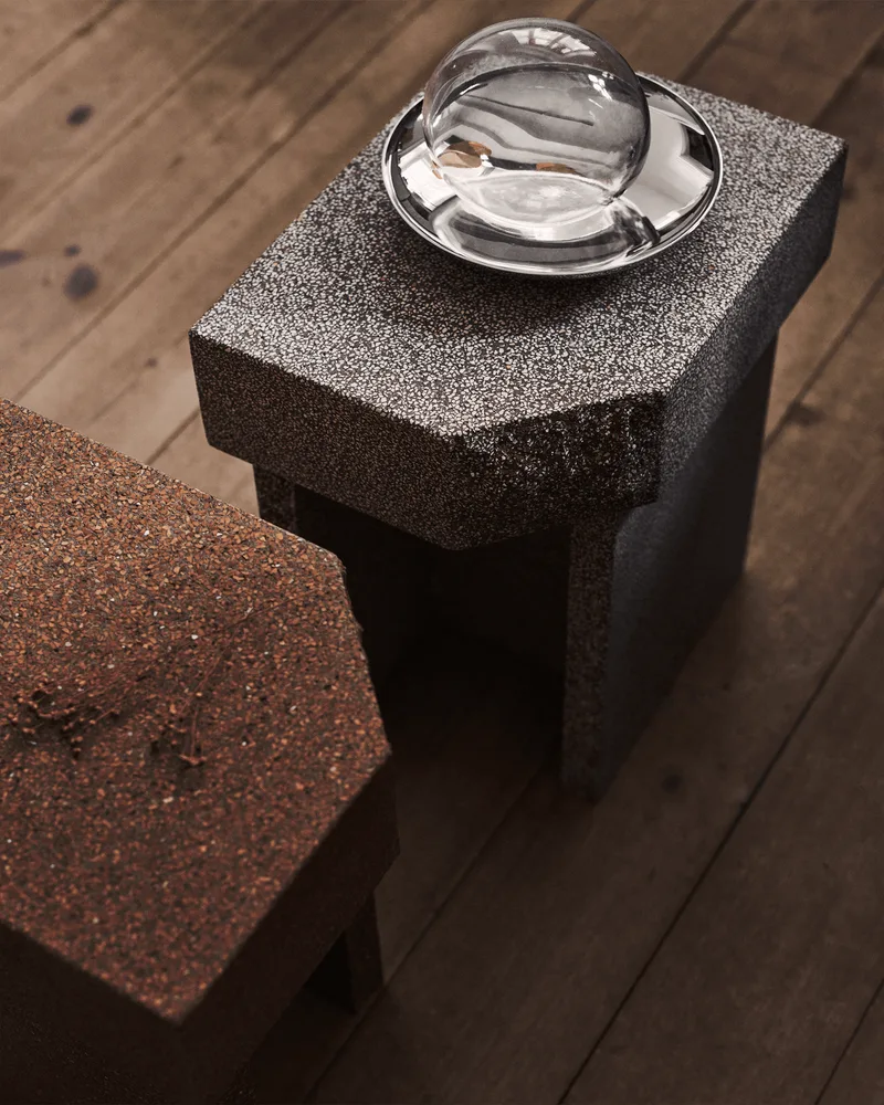 Kern Side Table, High Kern by Fogia in Brown terracotta – interior photo 9 of 34