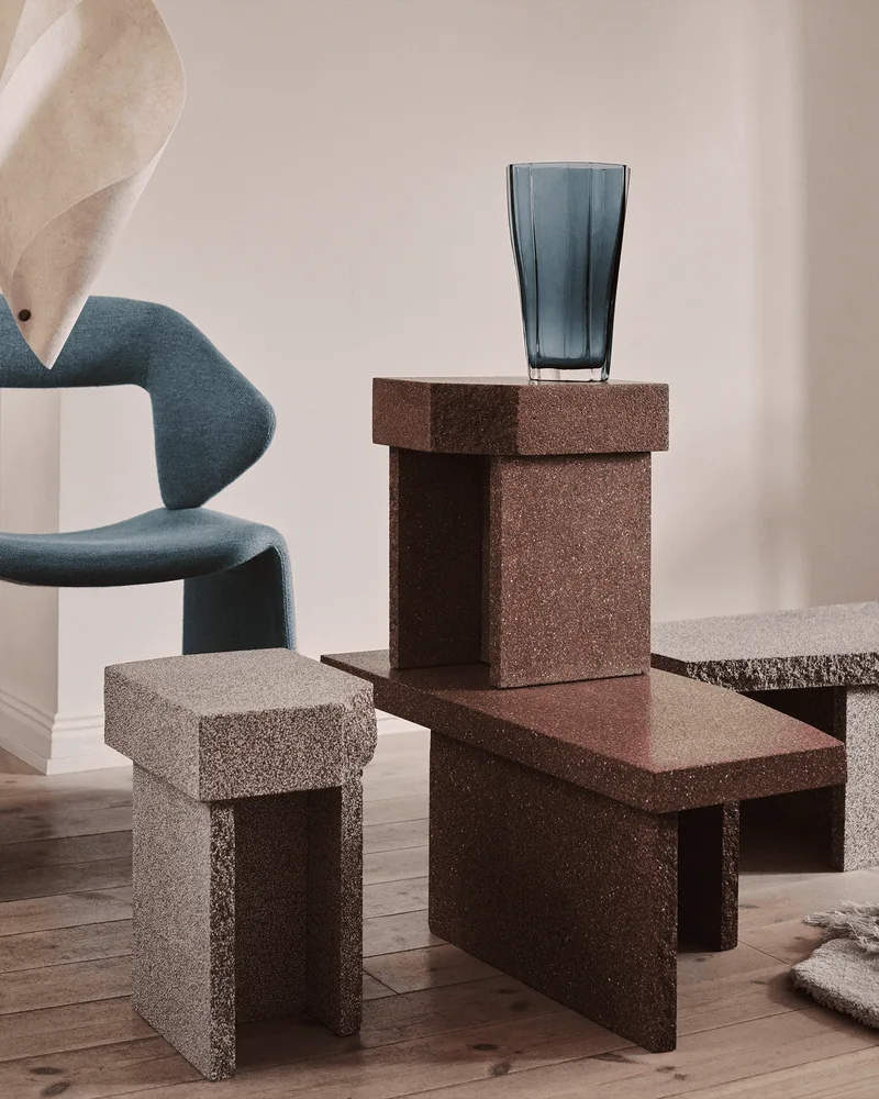 Kern Side Table, High Kern by Fogia in Brown terracotta – interior photo 1 of 34