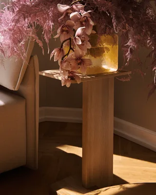 Cube Vase, Large Cube von Fogia in Clear glass – Ambientefoto 6 von 12