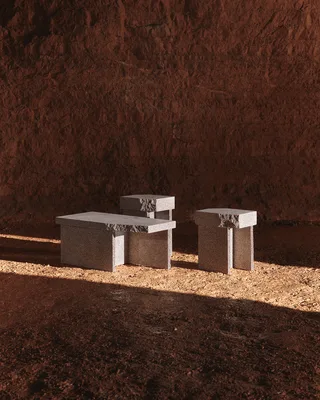 Kern Side Table, High Kern by Fogia in Brown terracotta – interior photo 29 of 34