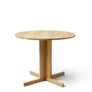 Trefoil Round Table Ø90 by Form & Refine in Oak – product photo 3 of 3