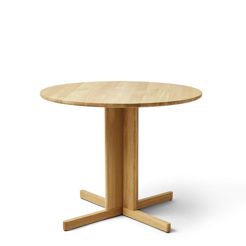 Trefoil Round Table Ø90 by Form & Refine in Oak – product photo 3 of 3