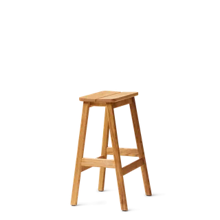 Angle Bar Stool 65 by Form & Refine in Oak – product photo 2 of 3