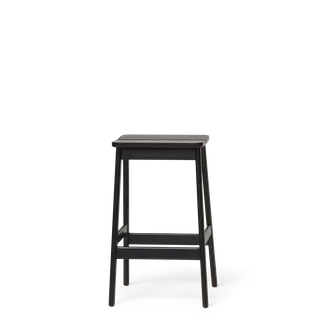 Angle Bar Stool 65 by Form & Refine in Black – product photo 1 of 4