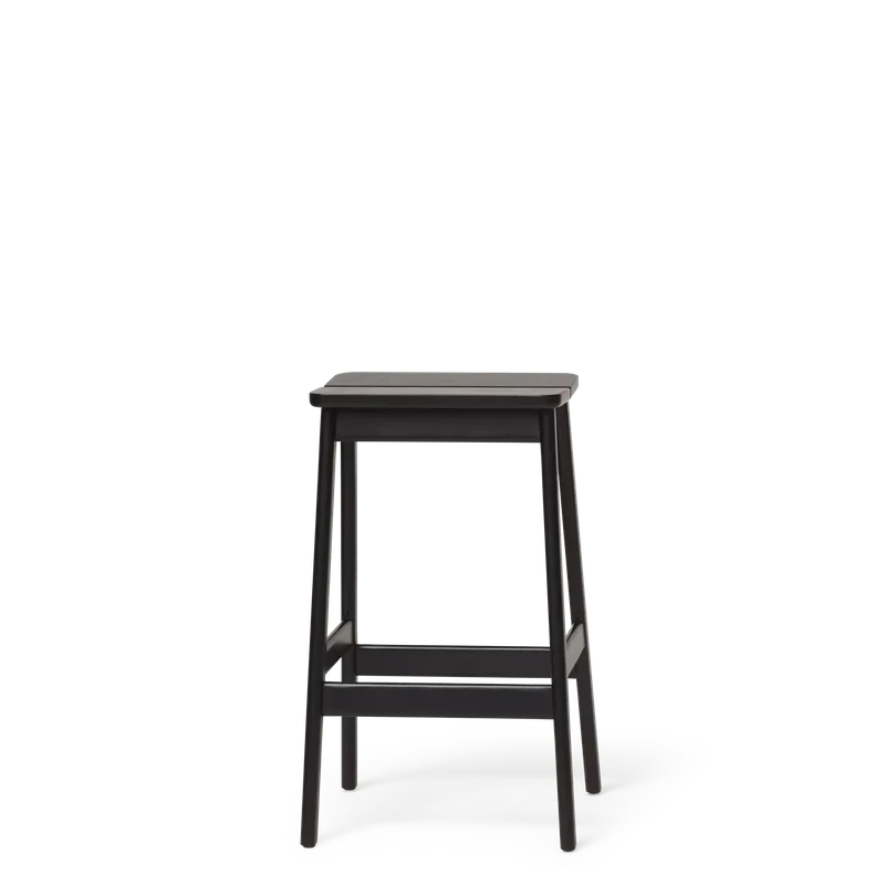 Angle Bar Stool 65 by Form & Refine in Black – product photo 1 of 4