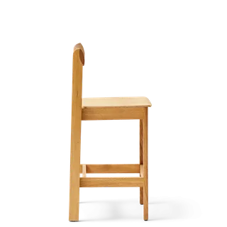 Blueprint Bar Chair 65 van Form & Refine in Oak – productfoto 3 van 5