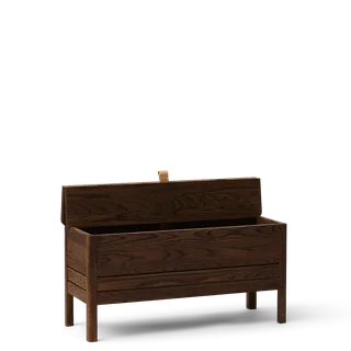 A Line Storage Bench 90 by Form & Refine in Smoked Oak – product photo 2 of 4