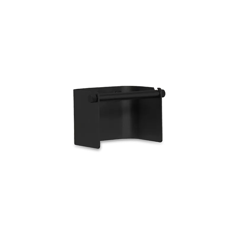Arc Toilet Roll Holder, Black by Form & Refine – product photo 2 of 2