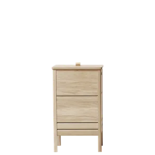 A Line Laundry Box van Form & Refine in White Oak – productfoto 3 van 3
