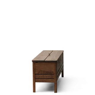 A Line Storage Bench 111 van Form & Refine in Smoked Oak – productfoto 3 van 3