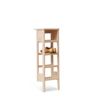 A Line Shoe Rack 35 by Form & Refine in White Oak – product photo 1 of 2