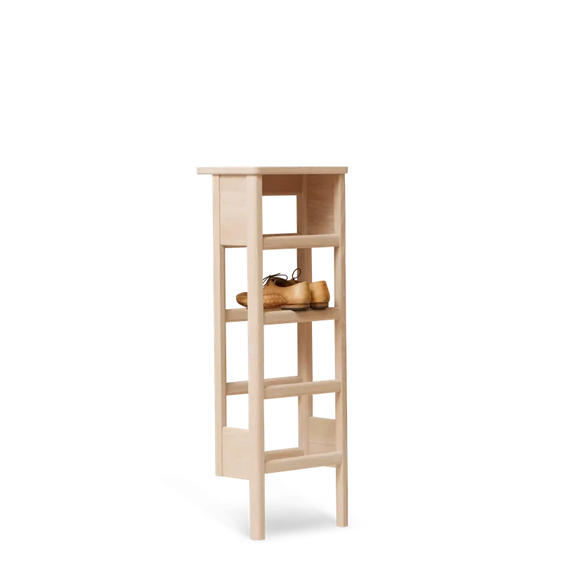 A Line Shoe Rack 35 by Form & Refine in White Oak – product photo 1 of 2