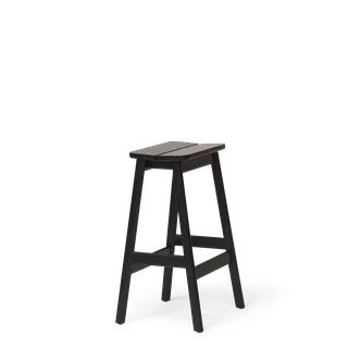 Angle Bar Stool 65 by Form & Refine in Black – product photo 2 of 4