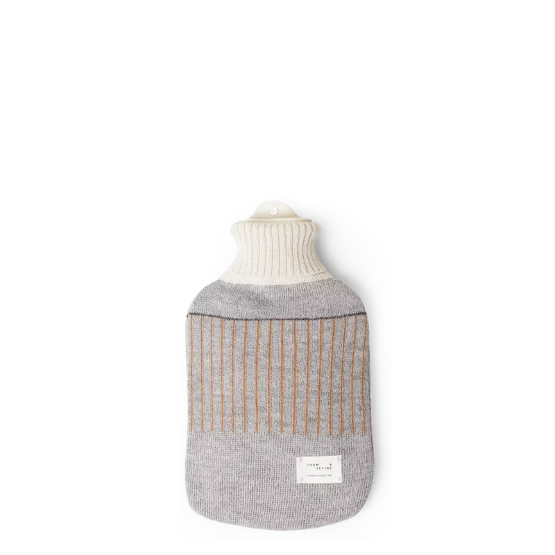 Aymara Hot Water Bottle by Form & Refine in Pattern Grey – product photo