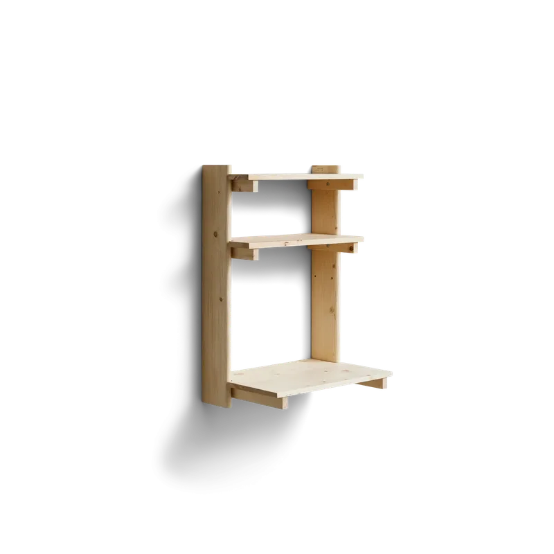 Beam Office Shelf 3 von Form & Refine in Pine – Produktfoto 2 von 3