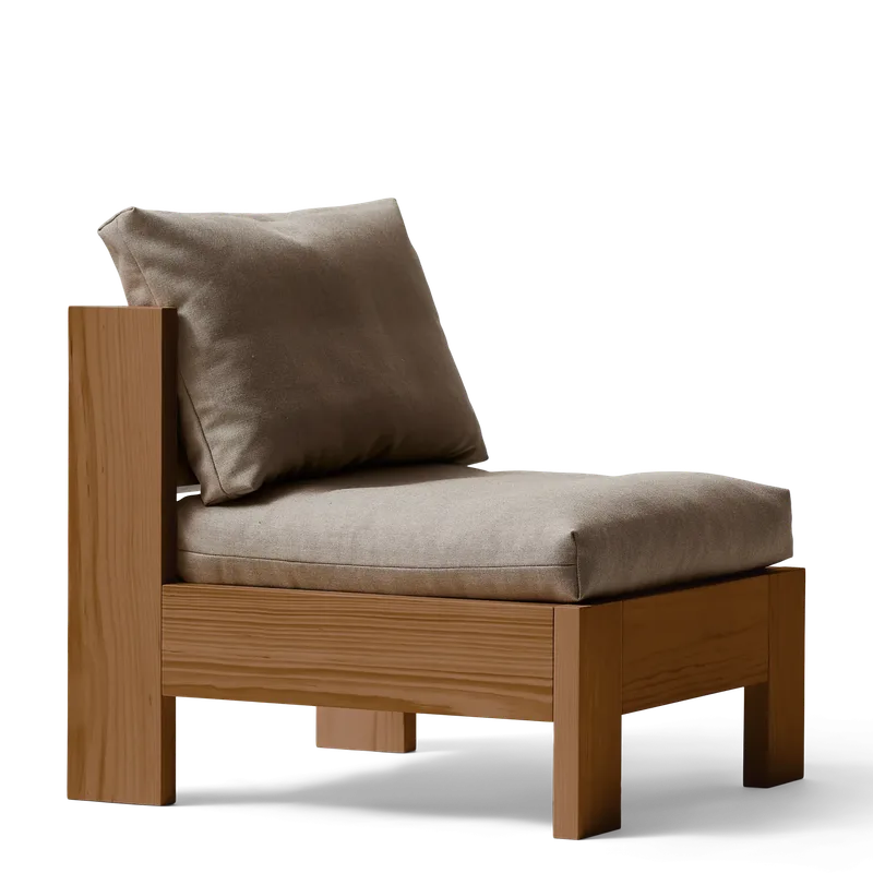Icon Lounge Chair von Form & Refine in Deep Brown Pine – Produktfoto 2 von 5