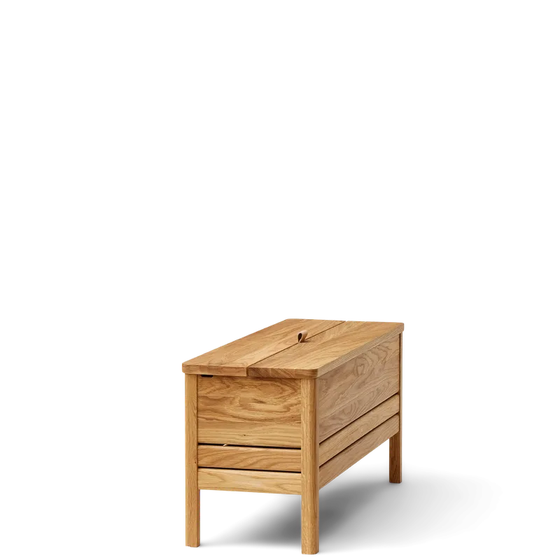 A Line Storage Bench 90 by Form & Refine in Oak – product photo 3 of 4
