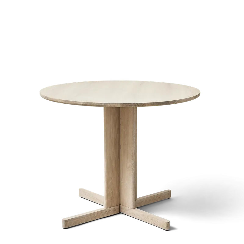 Trefoil Round Table Ø90 by Form & Refine in White Oak – product photo 3 of 3