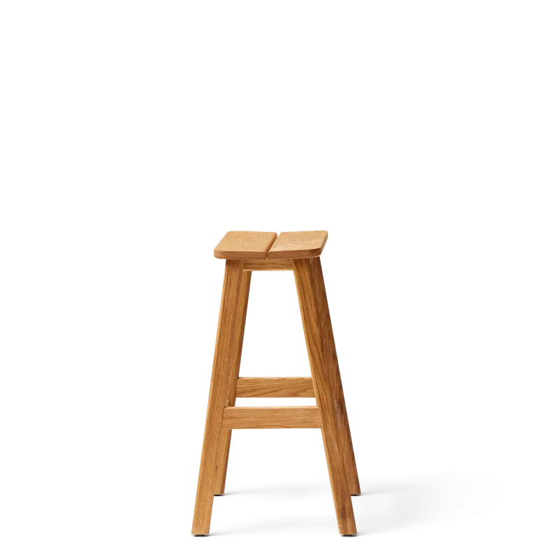 Angle Bar Stool 65 by Form & Refine in Oak – product photo 3 of 3
